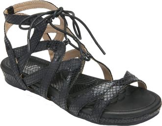 Bellini Trendy Lace-Up Sandal in Black at Nordstrom Rack, Size 8.5