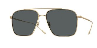 Oliver Peoples OV1320ST Dresner Polarized 5292P2 Mens Sunglasses Gold Size 56
