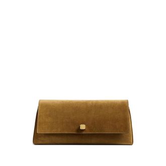 Khaite Clutches, female, Brown, Size: ONE SIZE Audrey Clutch