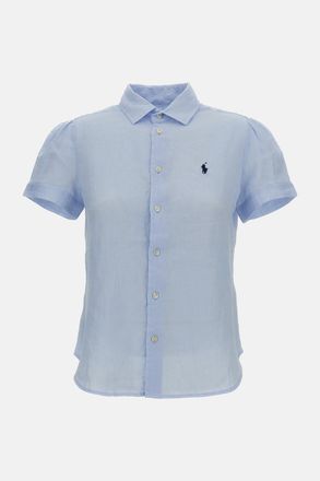 Polo Ralph Lauren Camicia In Lino Maniche Corte