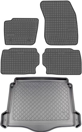 OEM Juego De Alfombrillas De Goma Para Coche Y Maletero Para Ford Mondeo V Estate (desde Enero De 2015 Hasta 2022)
