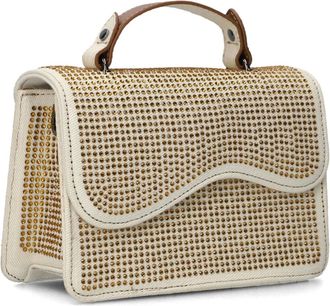 Hvisk Tassen, Dames, Beige, ONE Size, Stijlvolle Crane Crossbodytas Beige