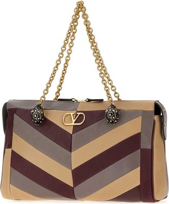 Valentino Garavani Nappa Leather Shoulder Bag - Multicolor