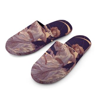 Generic Sagittarius Constellations Mens House Slippers Slip Indoor Slipper On Shoes Warm Outdoor