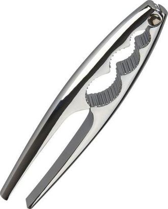 OEM Cascanueces Premium, Cascanueces, Cascanueces Y Cascanueces, Acero Cromado, Plata, 17 X 4 X 1,3 Cm