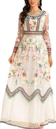 Burryco Burryco Long Sleeve Maxi Dress
