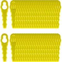 OEM Paquete De 50 Cuchillas De Repuesto Compatibles Con Desbrozadoras Ryobi, Cabezales De Cuchillas Doblemente Dentadas Rac155 Rac157 Rac158 - Crezuo
