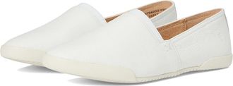 Frye Melanie Slip On Womens Slip on Shoes White 1 : 6.5 B - Medium, Leather