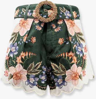 Farm Rio Shorts Berry Garden in cotone con stampa floreale - FARM RIO - gender_Woman