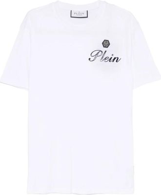 Philipp Plein White Logo T-shirt