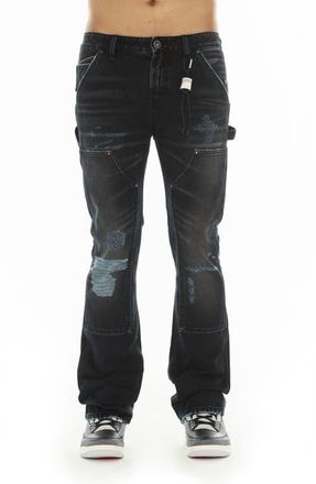 Cult of Individuality Lenny Carpenter Bootcut Jeans in Vintage Black at Nordstrom, Size 30