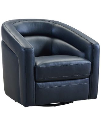 Armen Living Desi Contemporary Swivel Accent Chair
