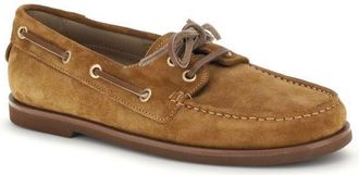 Gianvito Rossi Womens Brown Calf Leather Bos Taurus Slip-On Loafers