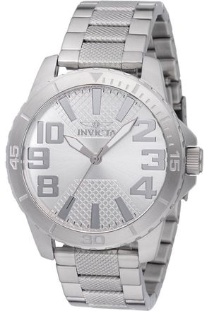 Invicta Speedway 48927 Heren Horloge - Quartz Uurwerk - Roestvrij Staal met zilveren Wijzerplaat - 48mm