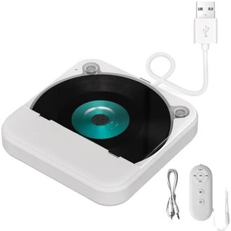 OEM Autoradio Con Lettore Cd, Connettivit&agrave; Aux E Usb, Design Portatile, Bianco