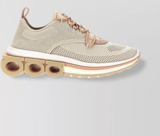 Ferragamo calf leather low-top sneakers