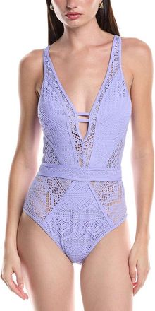 BECCA by Rebecca Virtue BECCA by Rebecca Virtue Color Play Plunge One-Piece