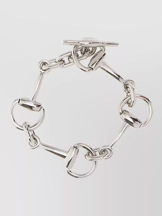 Gucci metal horsebit bracelet
