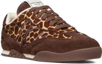 Kate Spade New York drift genuine calf hair sneaker in Hot Fudge Multi at Nordstrom, Size 5.5