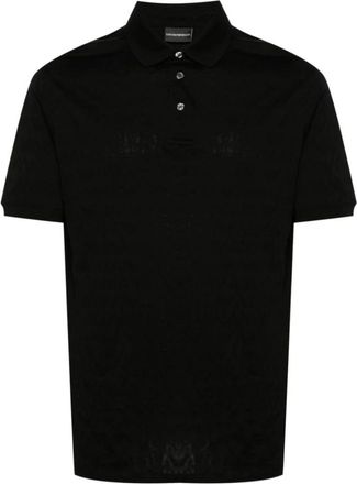 Emporio Armani Zwarte Polo Shirt 3D1Fm 81Jorz 0999 - Heren - Polos - Zwart - 2XL - Tops