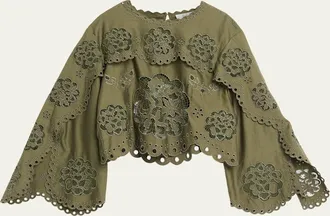 Sea New York Gardener Embroidered Blouse