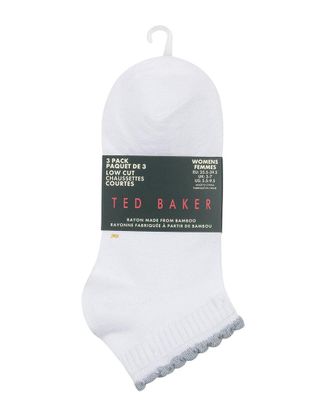 Ted Baker Set Of 3 Low Cut Sock