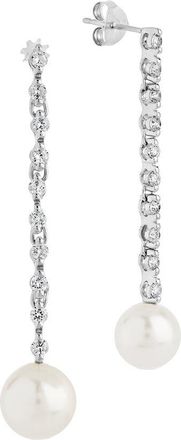 Sterling Forever Silver Blake Drop Stud Earrings