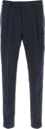 Pantaloni Torino Carrot Broeken - Heren - Nette broeken - Blauw - 2XL - Katoen - Broeken