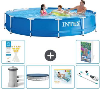 Intex Piscina Con Estructura Redonda - 366x76 Cm - 7-piezas S236