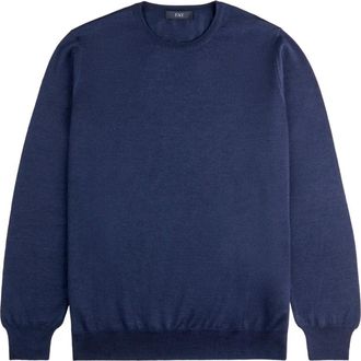 Fay Maglione girocollo - Blu