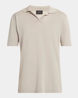 Gimaguas White Tristan Short Sleeve Polo from $240.00 - on