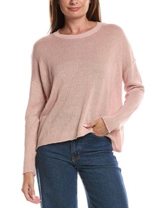 Eileen Fisher Crewneck Linen-Blend Sweater