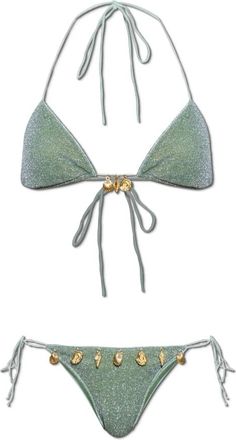 Os&eacute;ree Dames, Badkleding, Groen, Maat: L Tweed