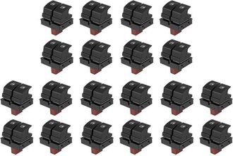 OEM 20 Botones De Interruptor Para Regulador De Elevalunas El&eacute;ctrico 1z0959858, Aptos Para Fabia 2, Octavia 1z Y Roomster