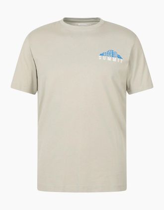 Mountain Warehouse Mens Mountain Warehouse Mens Reach The Summit Graphic T-Shirt - Grey - Size: 44
