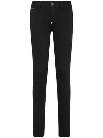Philipp Plein mid-rise skinny jeans - women - Elastane/Polyester/Cotton - 26 - Black