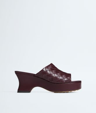Bottega Veneta Rosita Wedge Mule - Bordeaux - Woman - 3