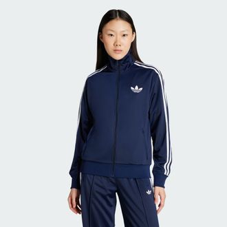 adidas Originals ADIDAS Originals Womens Adicolor Classic Firebird Loose Track Top - Navy - Size X-Small