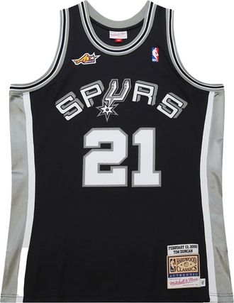 Mitchell & Ness x NBA Top San Antonio Spurs 2000 Tim Duncan - Nero