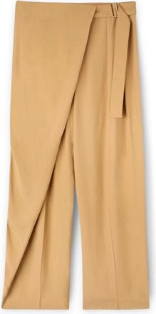 Motivi Viscose Sarong Broek - Dames - Wijde Broeken - Beige - 2XS - Broeken