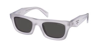Prada PR C06S 22G08Z Womens Sunglasses White Size 50