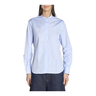 Aspesi Shirts, female, Blue, Size: XL Guru Collar Shirt