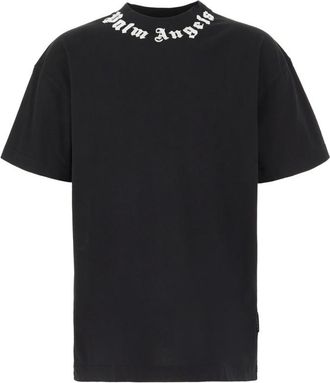 Palm Angels Black Crew Neck T-Shirt