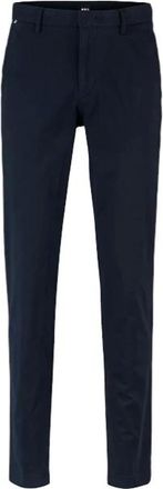 HUGO BOSS Blue Chino Trousers - male - Boss - Chinos - Blue - 2XL - Trousers