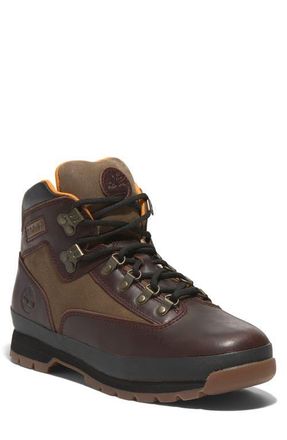 Timberland Euro Hiker Boot in Burgundy Full Grain at Nordstrom, Size 10.5