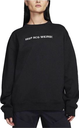 Nike x ACG Therma-FIT Fleece Crew Black White FD9850-010