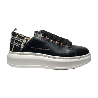 Alexander Smith Sneakers, female, Black, Size: 6 US Pelle Sneaker