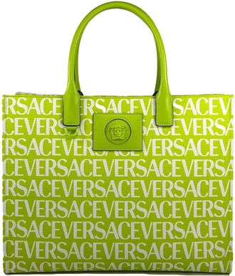 Versace Versace Medusa Large Canvas Large Tote Womens Bag