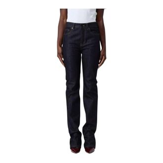 Saint Laurent Dames, Jeans, Blauw, Maat: W30 Katoen