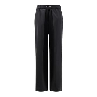 Loewe Wide Trousers - female - Loewe - Wide Trousers - Black - M - Trousers